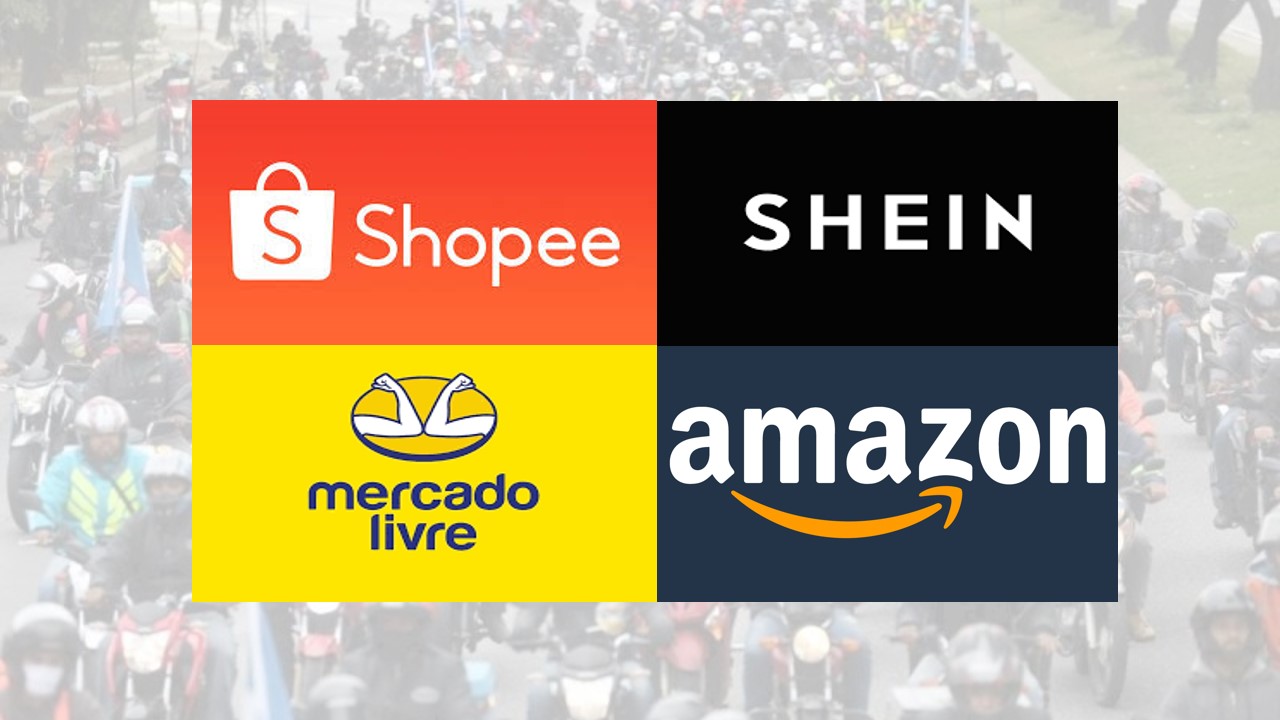 Shopee, Shein, Mercado Livre, Amazon
